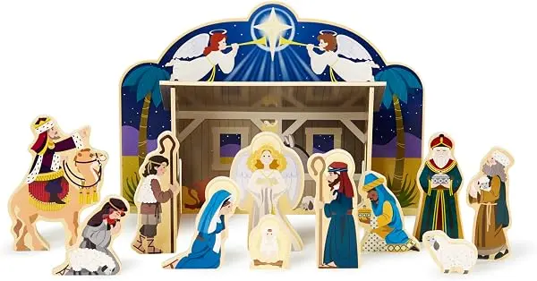 Melissa & Doug Wooden Nativity