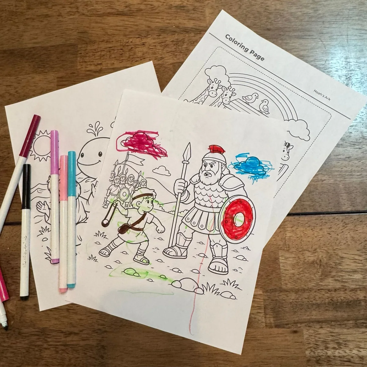 Free Bible Coloring Pages for Kids | Printable Story Sheets