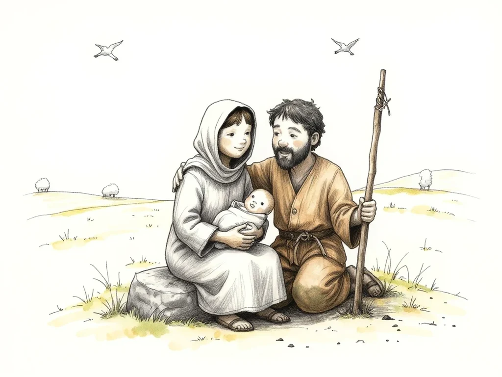 Rachel holding her son Joseph with tears of joy