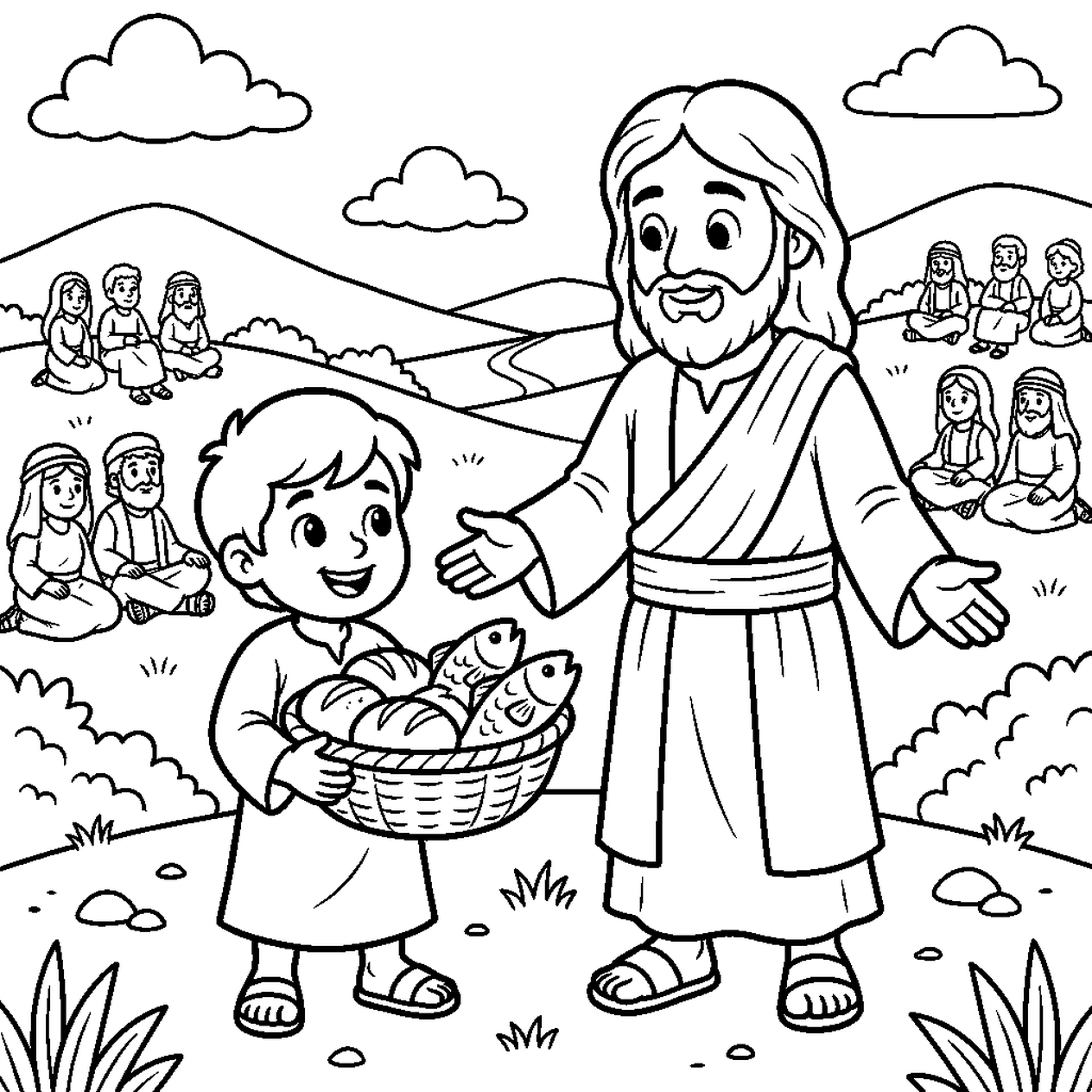 Jesus Feeds 5,000
