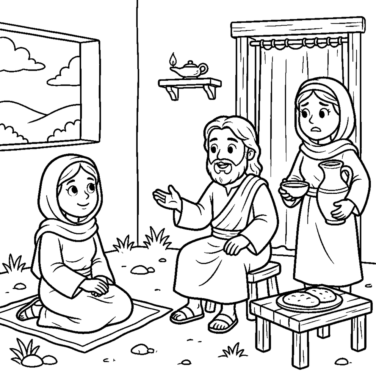 Mary and Martha